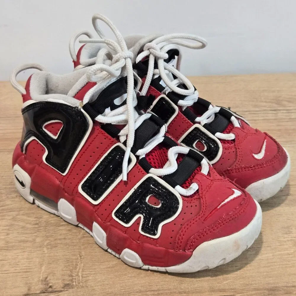 Nike Air More Uptempo Bulls’ Varsity Red DB2874-600 Kids‎ US 1Y / 32 Basketball